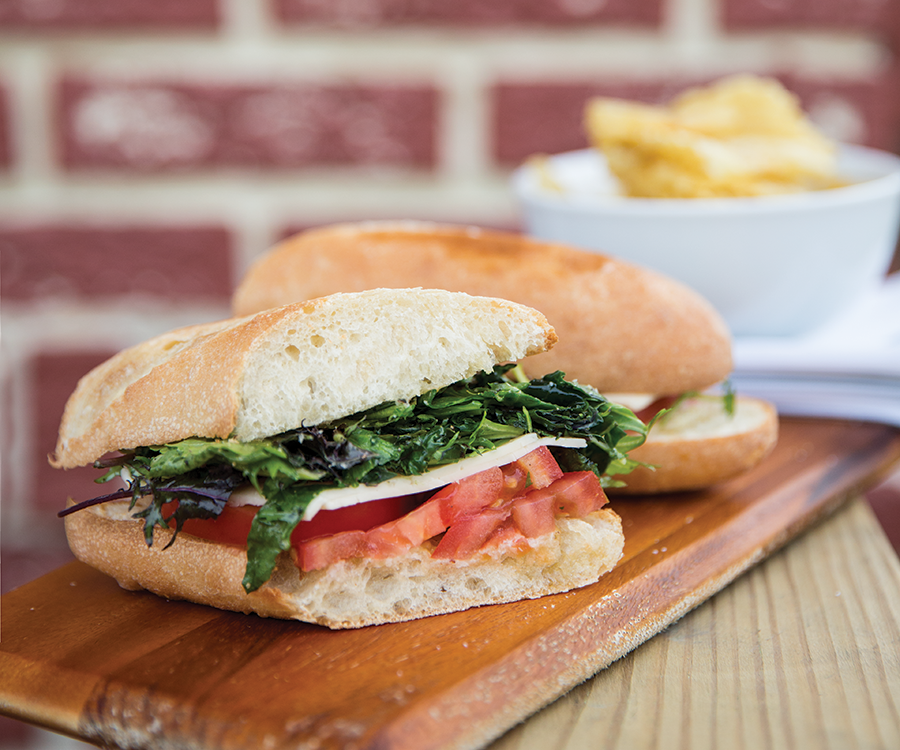 Le Jardin sandwich at Cherry Picker Package x Fare.