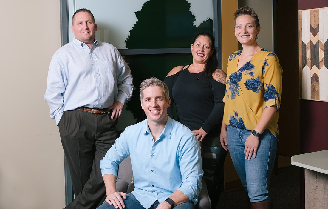 Dr. Tex Gaskins, Natalie Mayfield, Samantha Goodall, Dr. Luke Van Kirk of Command Family Medicine in Springfield MO