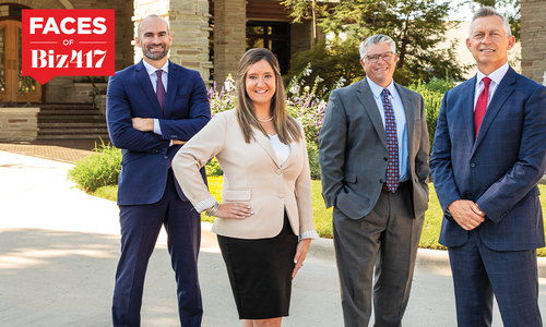 James Ballard, Ashley Sigrest, Josh Hartman, Chris Sweet of Commerce Trust in Springfield, MO