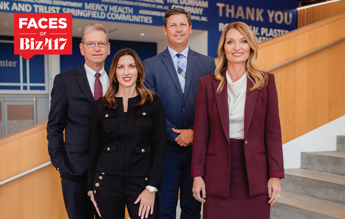 Keith Noble, Brent Baldwin, Lacy Martin and Becky Gullet of Commerce Bank in Springfield, MO