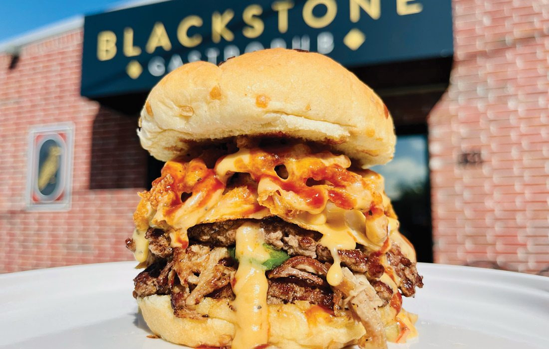 Burger at Blackstone Gastropub in Joplin, MO
