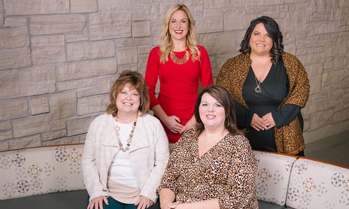 Debbie Cain, Shallina Goodnight, Kim Sisk and Grace Greninger of CoxHealth at Home in Springfield MO