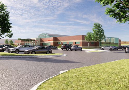 Render of CoxHealth Super Clinic design