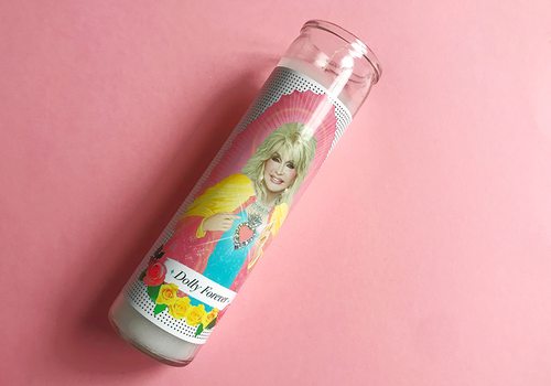 Dolly Parton candle from Culture Flock in Springfield MO