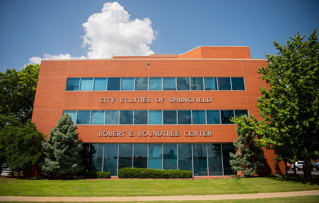 Exterior photo of City Utilities office