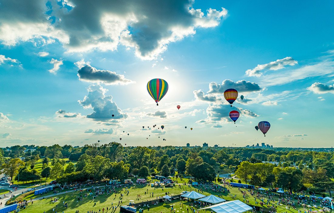 Take a Trip to St. Louis for the Great Forest Park Balloon Race