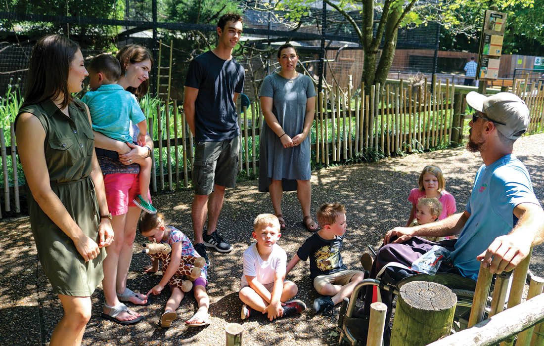 Volunteering at the Dickerson Park Zoo
