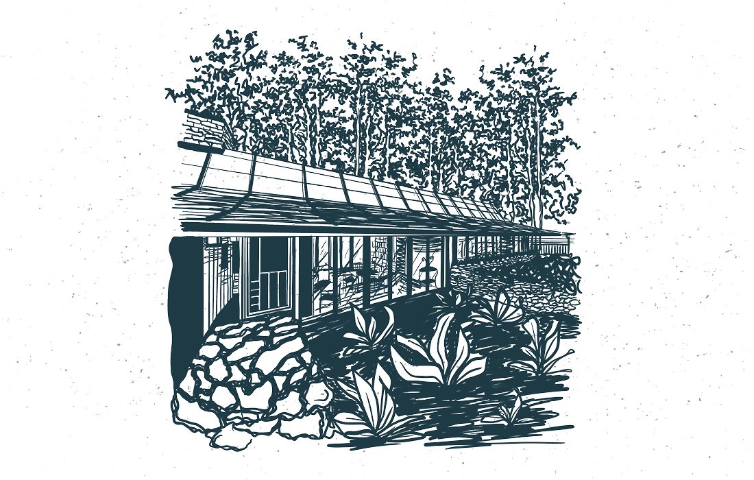 Illustration of the Deepwood House