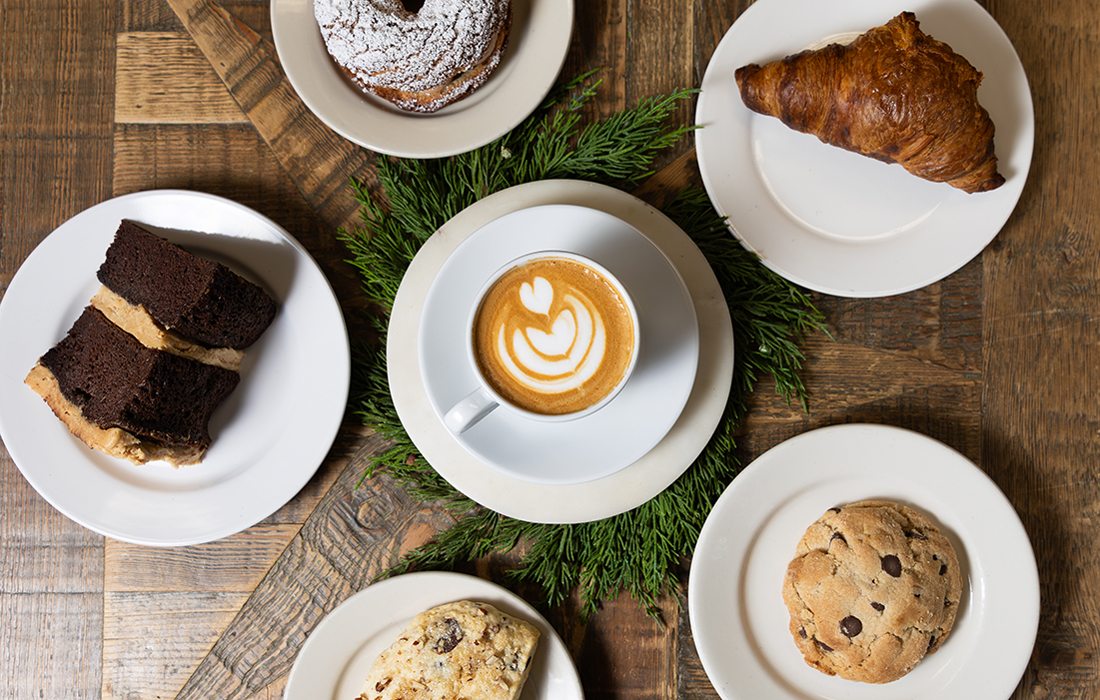 Spread of food from Derby Deli