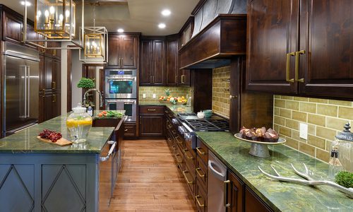 417 Home Design Awards 2019 Winner of Best Use of Color in a Kitchen by Rock Solid Renovations Springfield MO