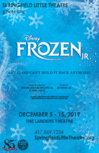 Audition for Disney's Frozen JR