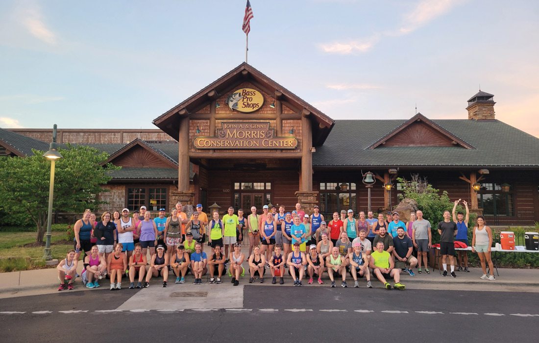 Runners at Bass Pro