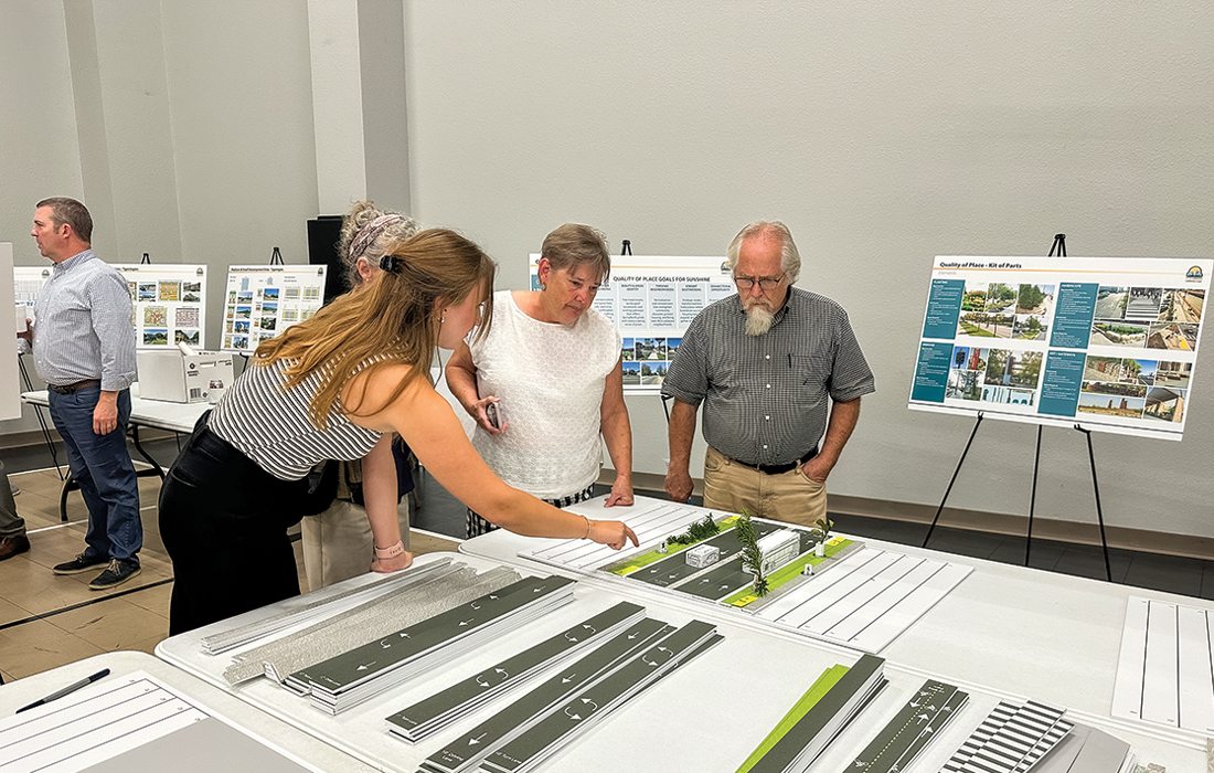 Photo of a team planning a project.