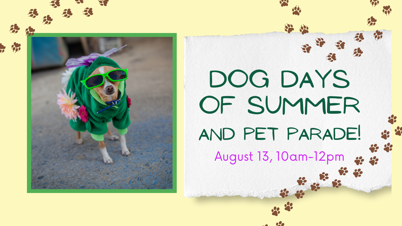 Dog Days Of Summer And Pet Parade