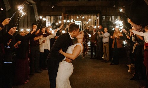closeup of bride and groom's wedding in Ozark, MO