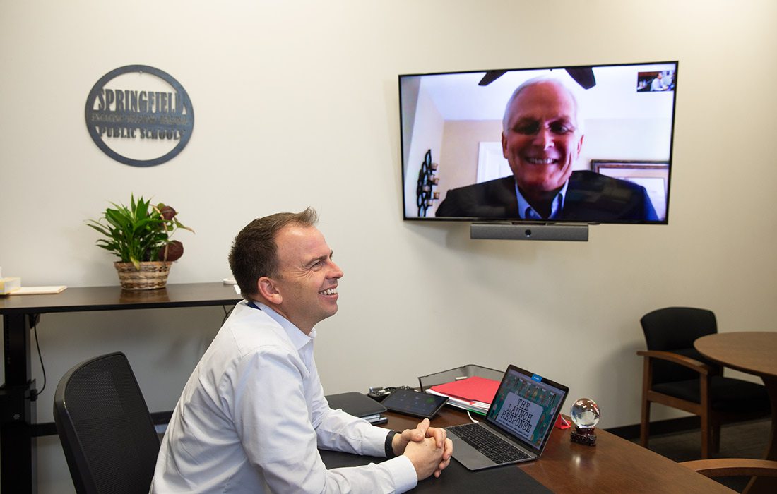 Dr. John Jungmann (left) and Dr. Charles Cudney (right)