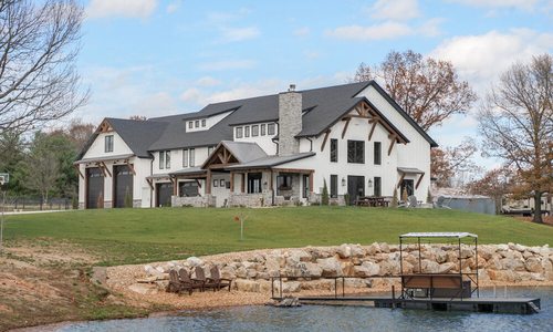 A custom home built by The Eck Group
