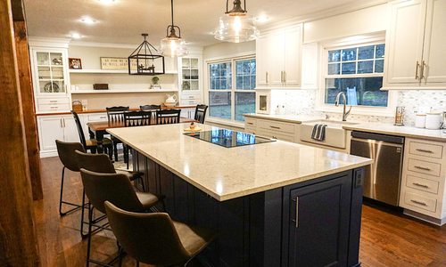 A kitchen done by H.A. Construction Design