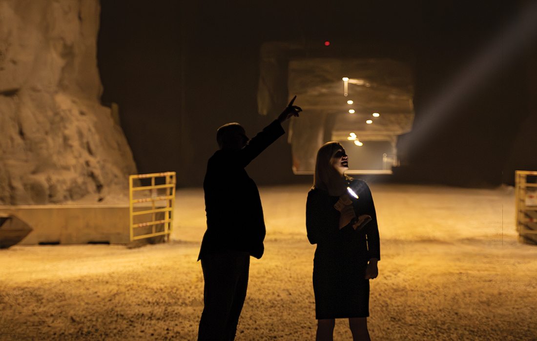 Inside Springfield Underground facility.