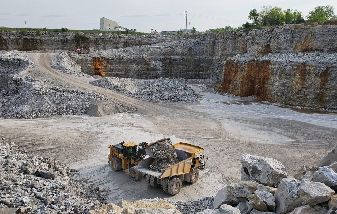 Limestone quarry