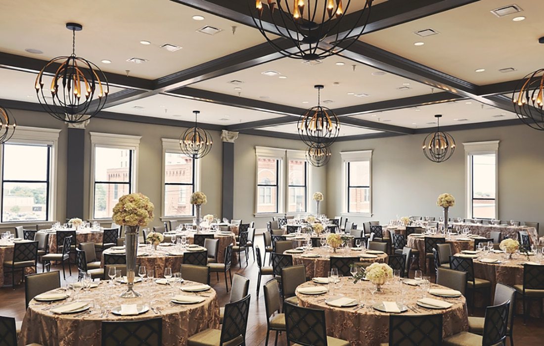 Ballroom at Hotel Vandivort in downtown Springfield MO