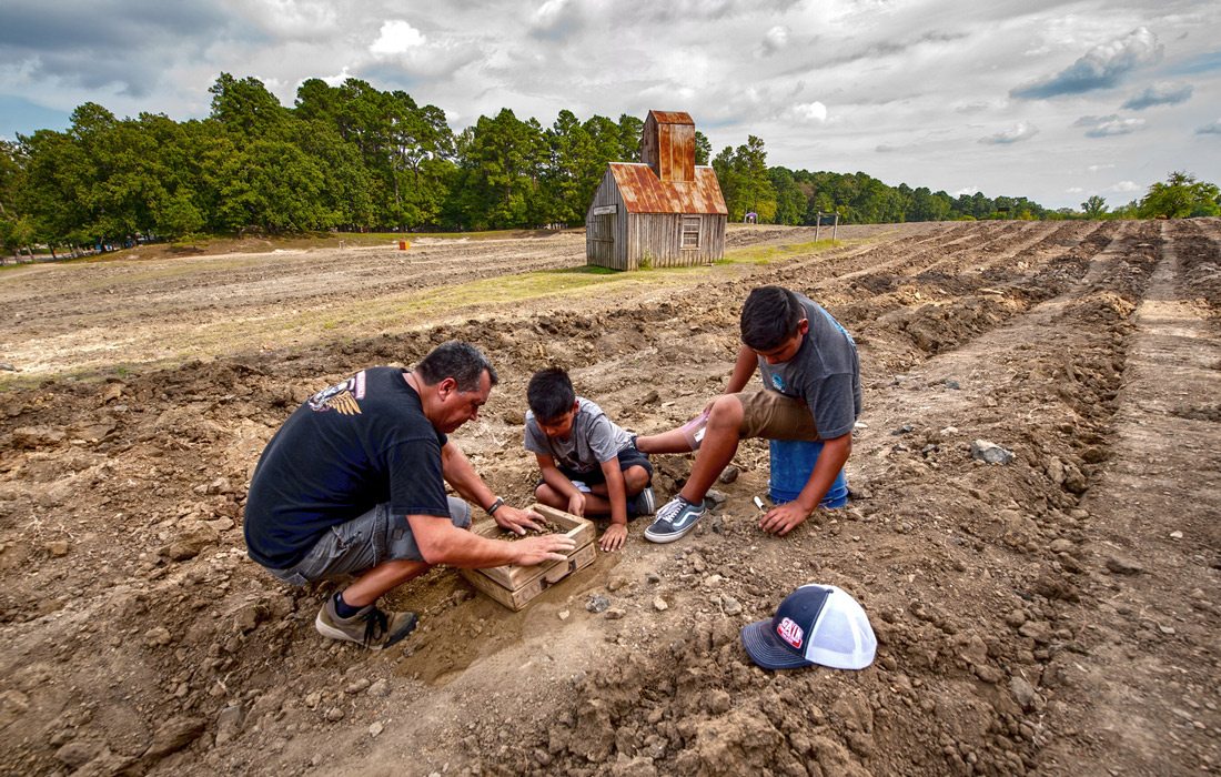 Digging for Diamonds at Crater of Diamonds State Park in Arkansas