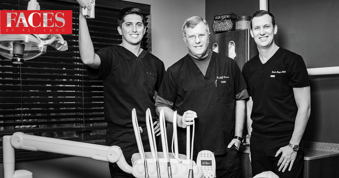 Brandon Kratz, Jeffrey Dorman and Derek Magers of Ascend Dental Design in Springfield MO