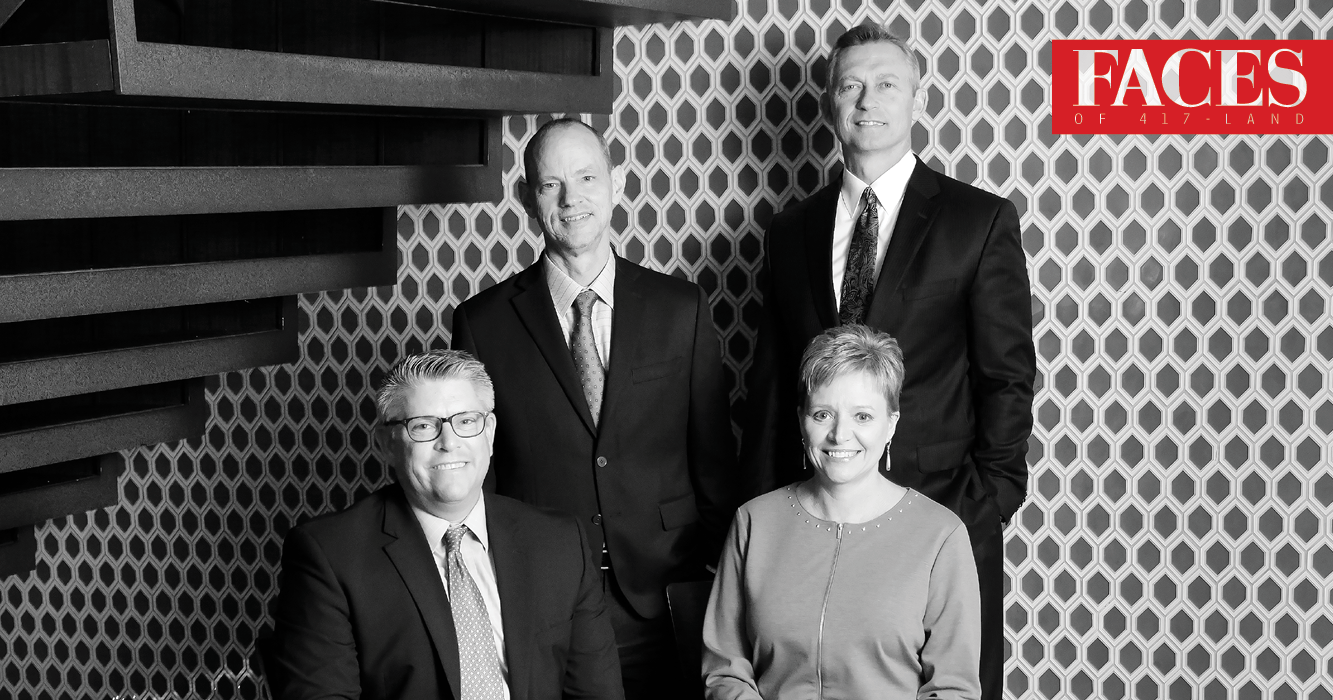 Drew Spencer, Chris Sweet, Josh Hartman and Jill Reynolds of Commerce Trust Company in Springfield MO
