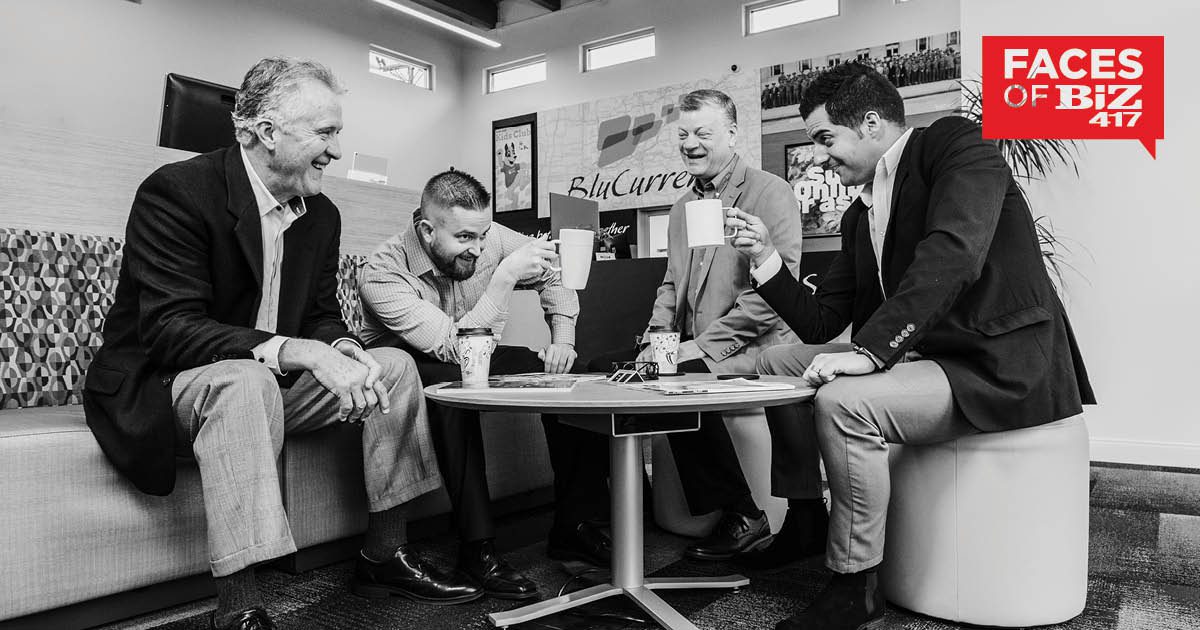 Phil Peck, VP Business Services; Mike Farrar, VP Business Lending; Steve Hamm, Business Lending Manager; Kyle Short, Director Business Services of BluCurrent Credit Union in Springfield MO