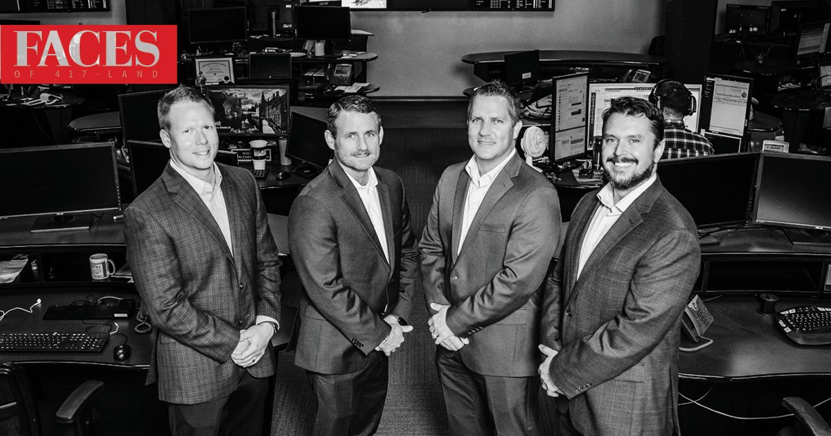Chris Huels, Thomas Douglas, Brad Prost and jeff Bendure of JMark Business Solutions in Springfield MO
