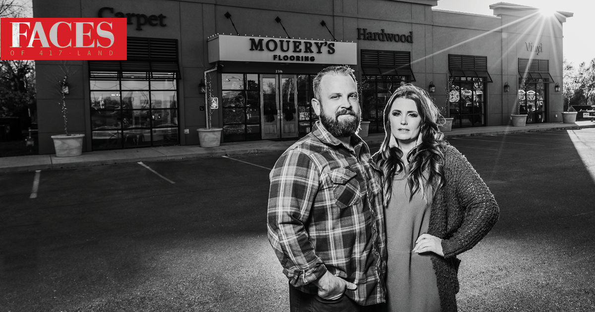 Rick & Elisabeth Mouery of Mourey's Flooring in Springfield, MO