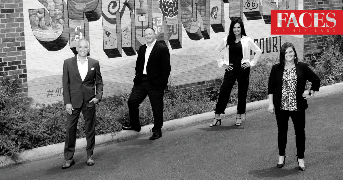 Mark Harrington, Ryan Sutherland, Connie Gold, Jessica Sims of Old Missouri Bank OMB Springfield MO