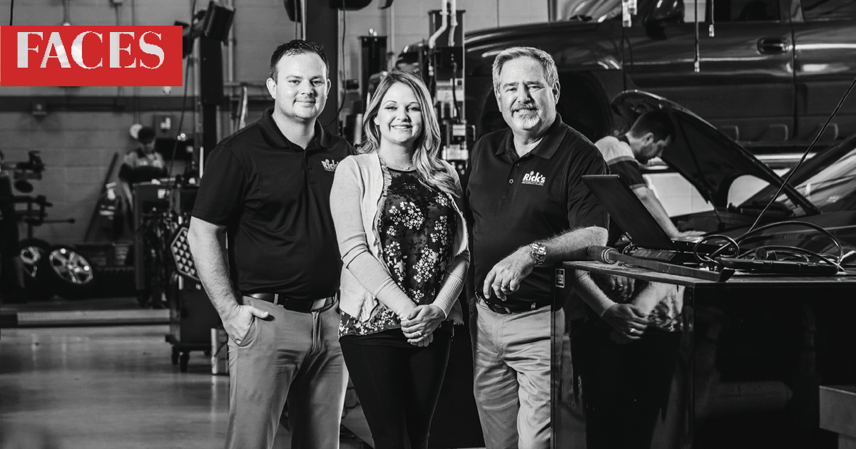Travis Comfort, Kala Comfort, Rick Hughlett of Rick's Automotive in Springfield MO