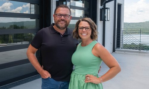 Kevin and Christine from Brookline Doorworks