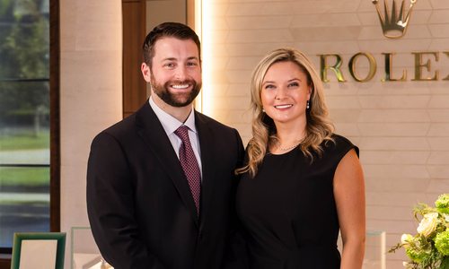 Ryan Olson and Jessica Harmison-Olson, Owners of Maxon Fine Jewelry
