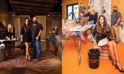 The team at Mourey's Flooring in Springfield, MO