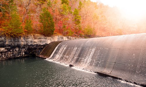 Noblett Lake dam photo