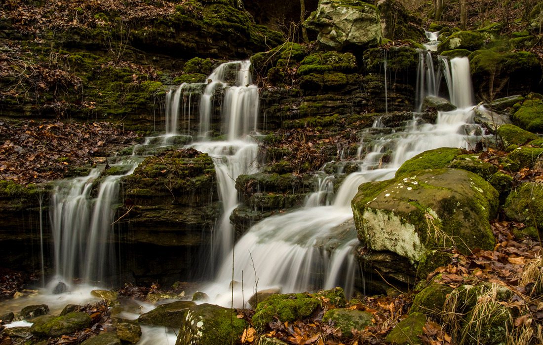 Eden Falls in Arkansas