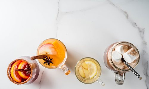 A collection of fall cocktails