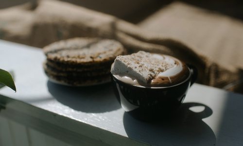 S'mores lattee at Eurasia Coffee Co.
