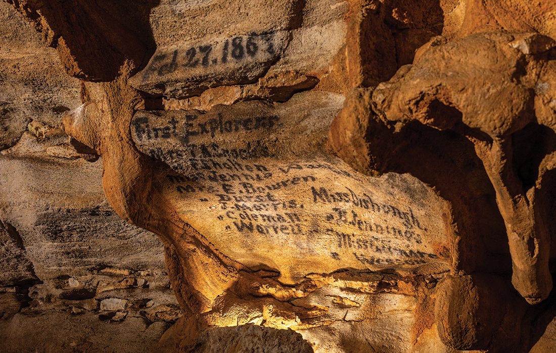 Fantastic Caverns writing Springfield MO