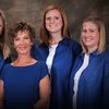 Rose Moore, Office Manager; Dr. Marlene Feisthamel, DDS; Crystal Thompson, Dental Assistant; Julie Choate, Certified Dental Assistant