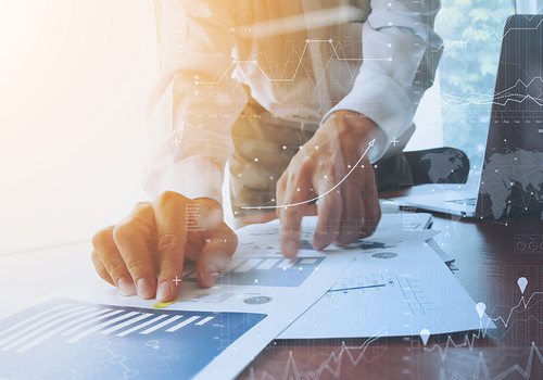 financial advisor stock image