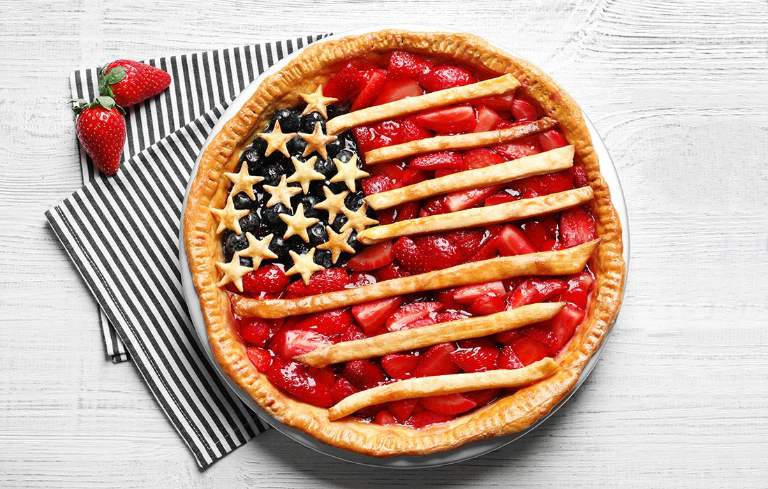 4th of July Berry Pie