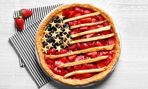 4th of July Berry Pie