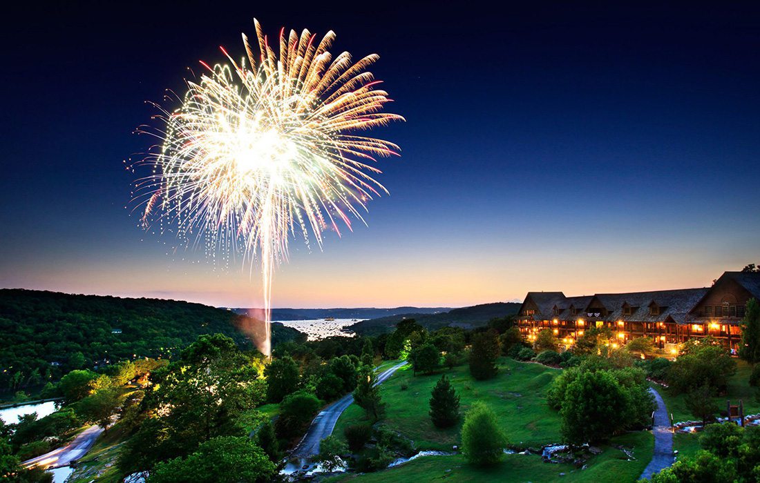 Fireworks at Big Cedar Lodge in Branson MO