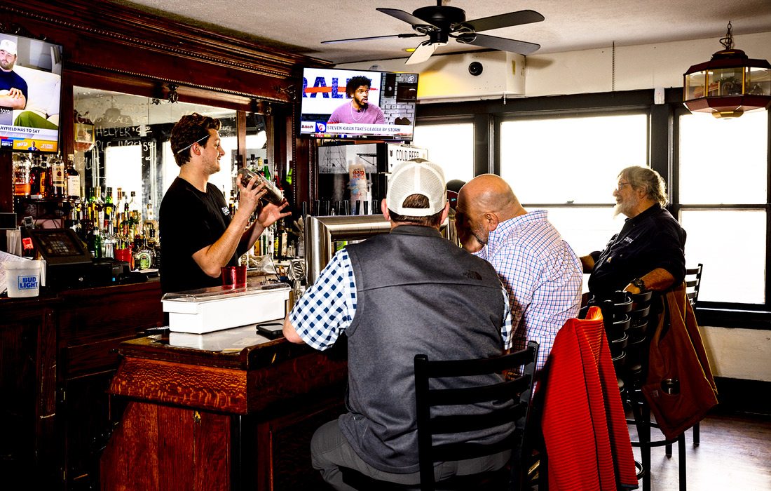 Bartender at Ebbets Field in Springfield MO