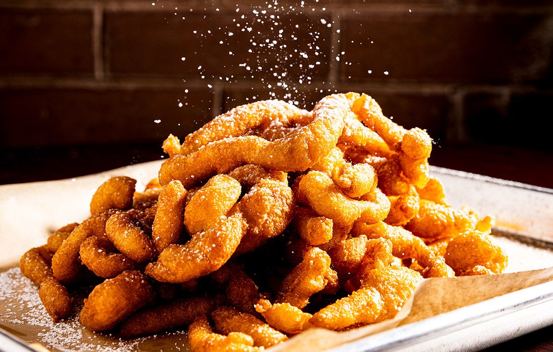 Funnel Cake at Ebbets Field in Springfield MO