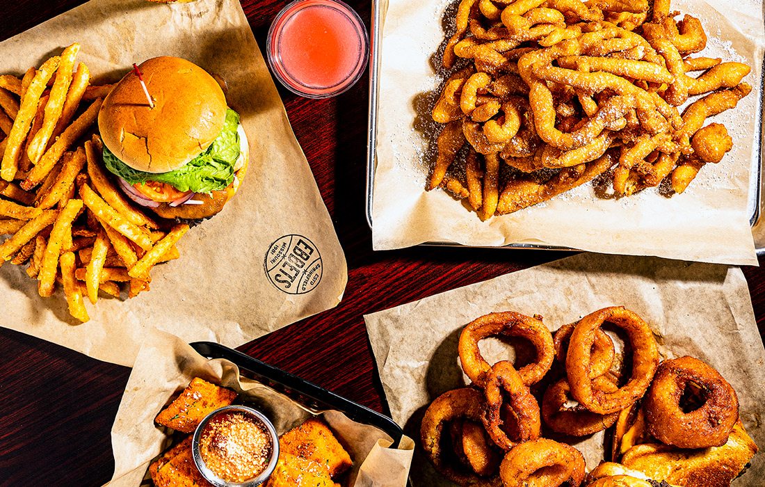 Food and drinks from Ebbets Field