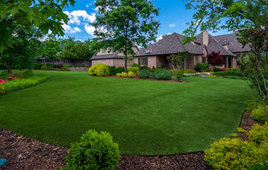 Open, expansive backyard from ForeverLawn.